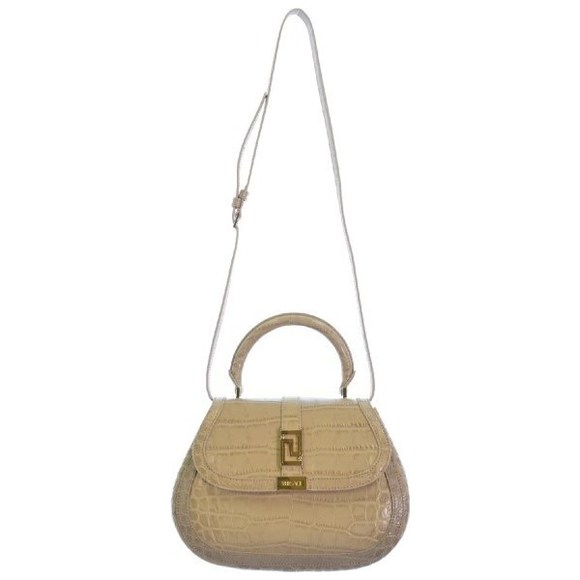 Versace Greca Goddess Top Handle Handbag Bag Beige - Picture 3 of 10